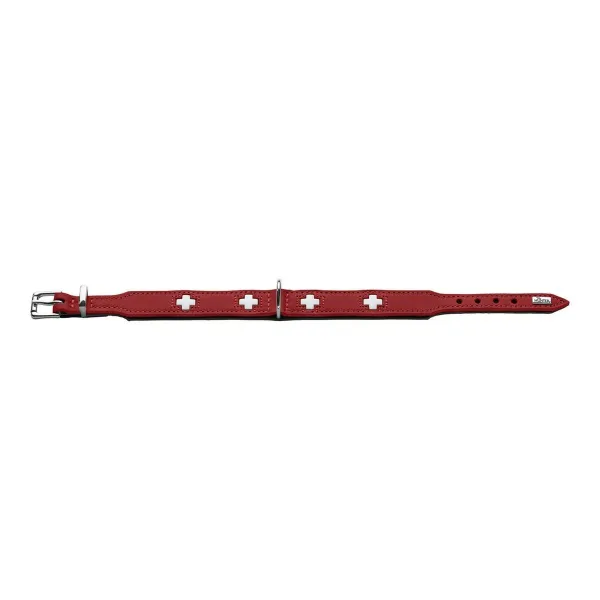 Koera kaelarihm Hunter Swiss Punane/Must 30-34.5 cm