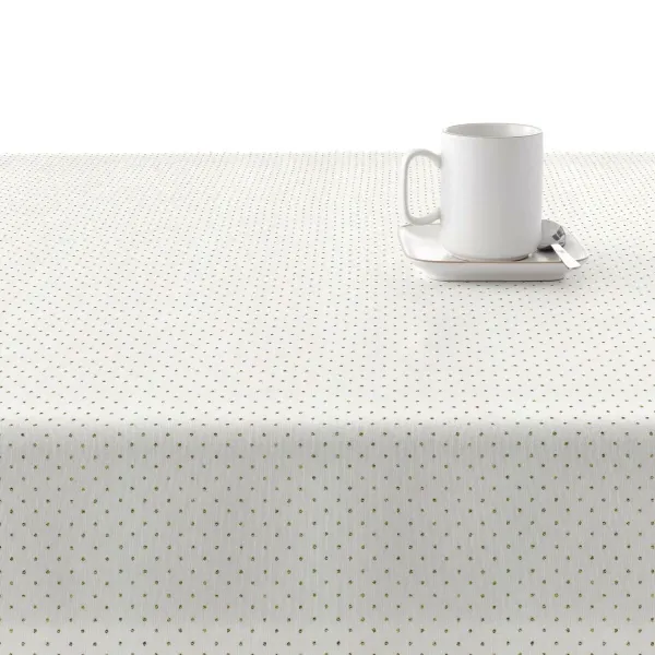 Stain-proof resined tablecloth Belum Dots Gold Multicolour 200 x 150 cm