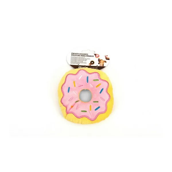 Pehmolelu koiralle Gloria Frosty 3 x 5 x 14 cm Donut Pinkki