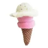 Mīkstā rotaļlieta suņiem Gloria Gloicecream Daudzkrāsains Poliesters polipropilēns Saldējums 9 x 9 x 17 cm