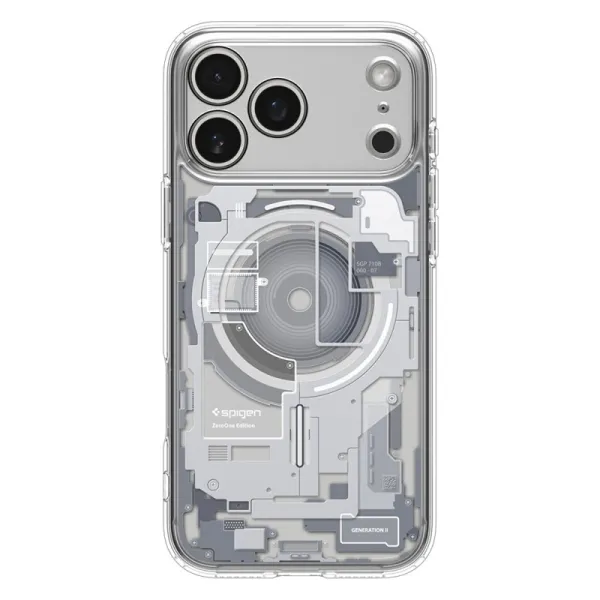 Spigen Ultra Hybrid Mag MagSafe - Case for iPhone 17 Pro (Zero One White)
