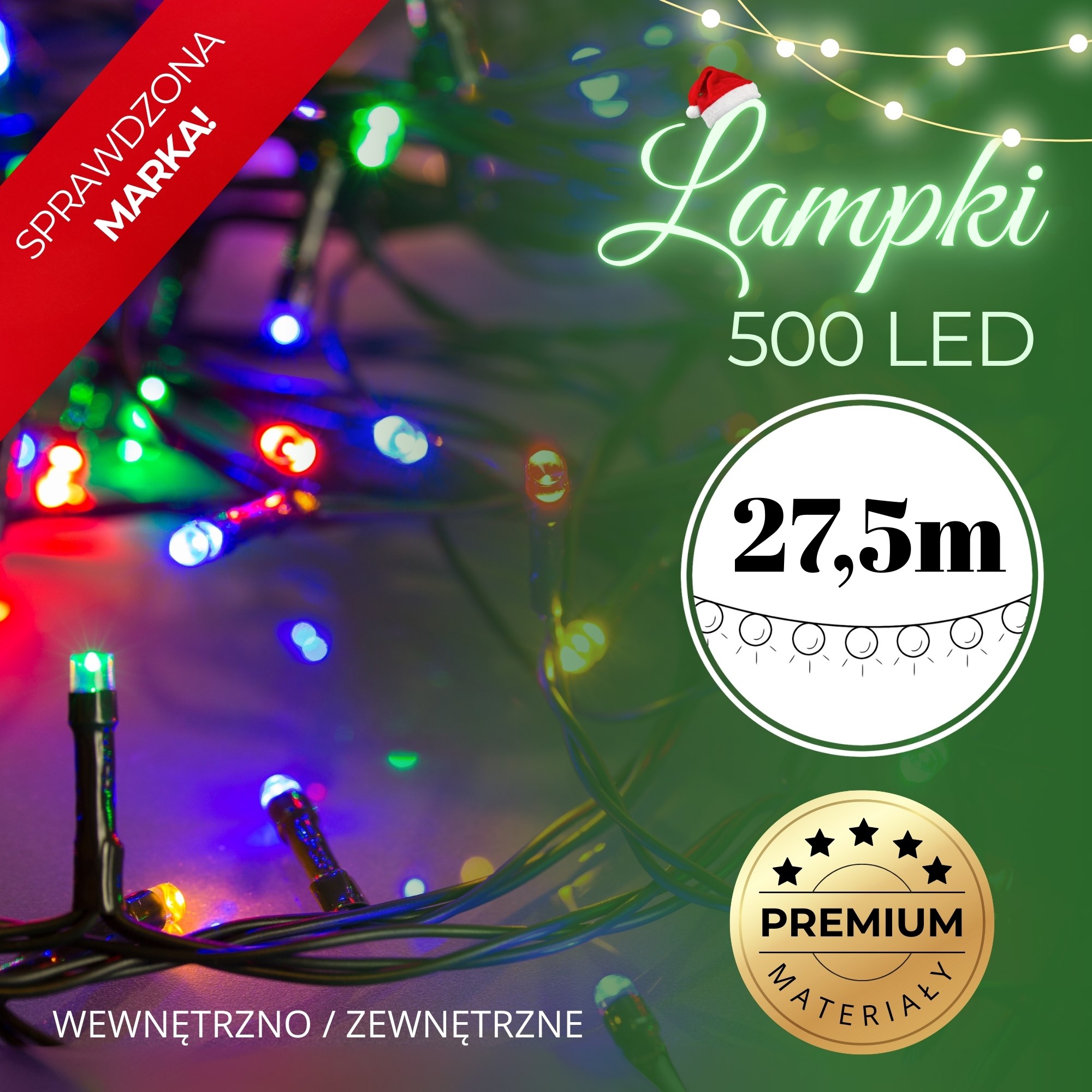 Springos CL0545 Christmas lights, 500 LED