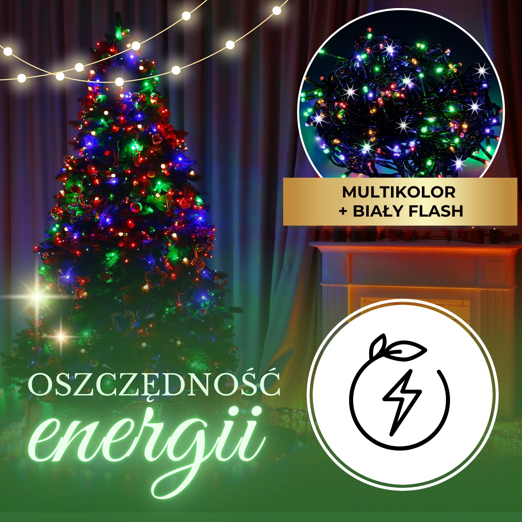 Springos CL0545 Christmas lights, 500 LED