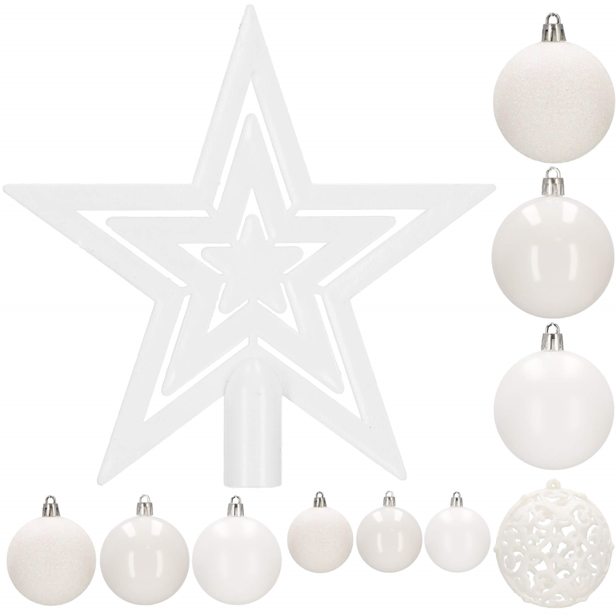 Christmas Tree Decoration Set Springos CA0839, 6/4/3 CM, 101 pcs.