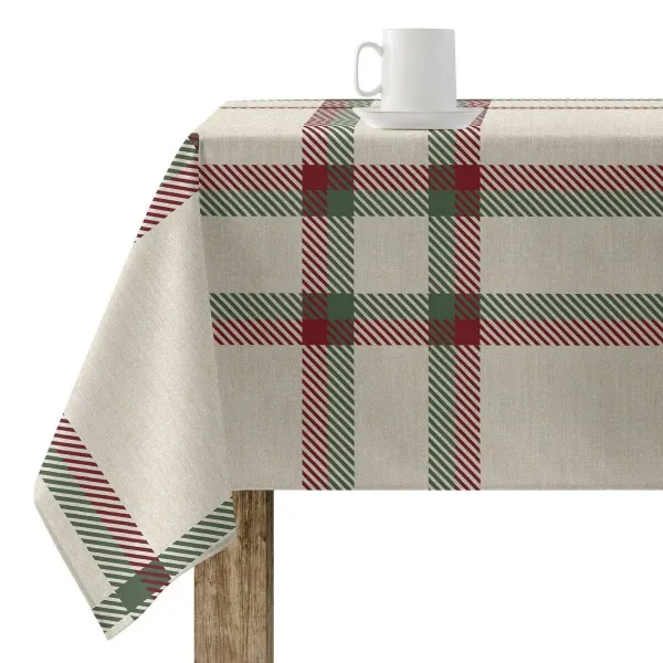 Stain-proof resined tablecloth Belum Christmas Multicolour 200 x 150 cm