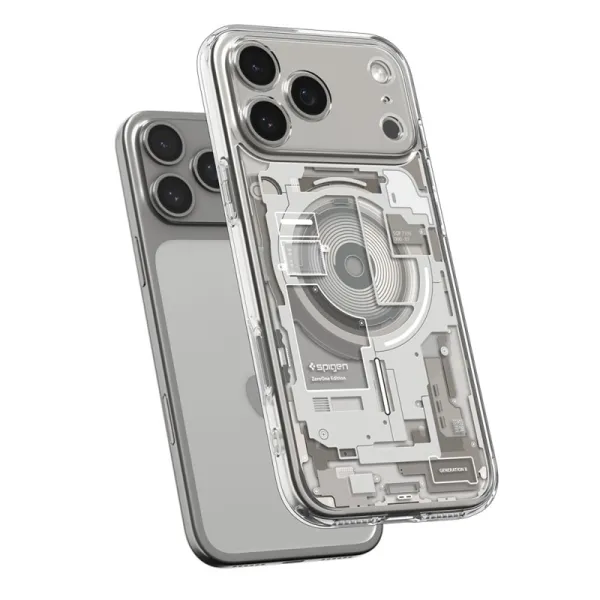 Spigen Ultra Hybrid Mag MagSafe - Case for iPhone 17 Pro (Zero One Natural Titanium)