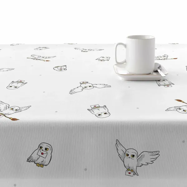 Stain-proof resined tablecloth Harry Potter Hedwig Multicolour 300 x 150 cm