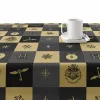 Stain-proof resined tablecloth Harry Potter Hogwarts Christmas Multicolour 300 x 150 cm