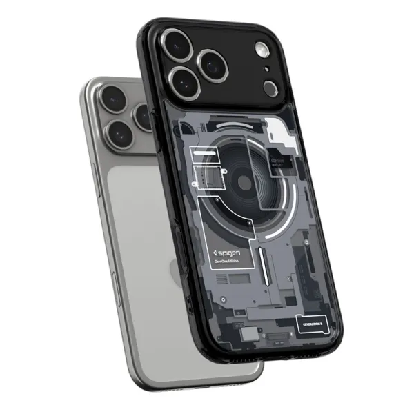 Spigen Ultra Hybrid Mag MagSafe - Case for iPhone 17 Pro (Zero One Black)