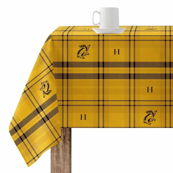 Stain-proof resined tablecloth Harry Potter Hufflepuff Multicolour 300 x 150 cm