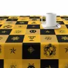 Stain-proof resined tablecloth Harry Potter Hufflepuff Multicolour 250 x 150 cm