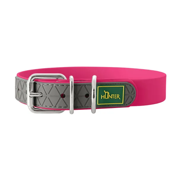 Собачий ошейник Hunter Convenience 47-55 cm Фуксия L