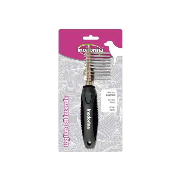 Dog Brush Inodorina Black Plastic