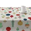 Stain-proof resined tablecloth Belum Merry Christmas Multicolour 150 x 150 cm