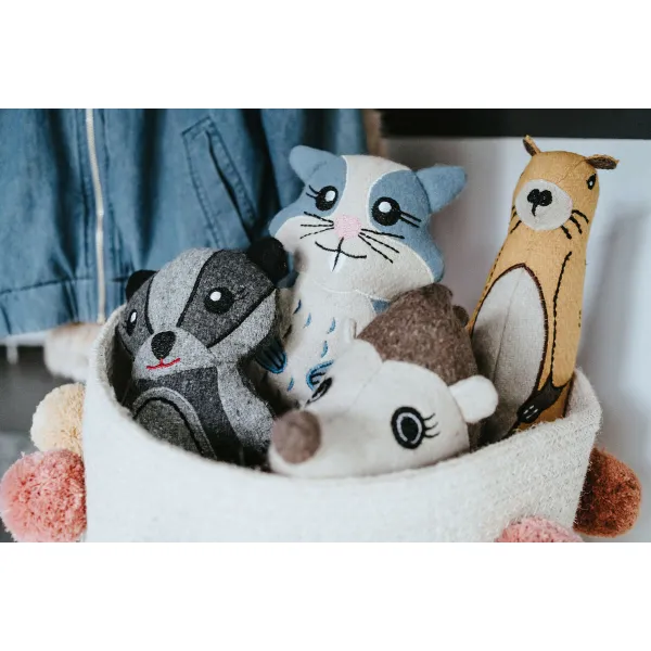 Плюшевая игрушка для собак Hunter Жёлтый Хлопок 100 % Переработанный Сурок 20 cm