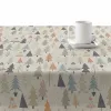 Stain-proof resined tablecloth Belum Merry Christmas Multicolour 150 x 150 cm