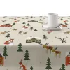 Stain-proof resined tablecloth Belum Merry Christmas Multicolour 300 x 150 cm