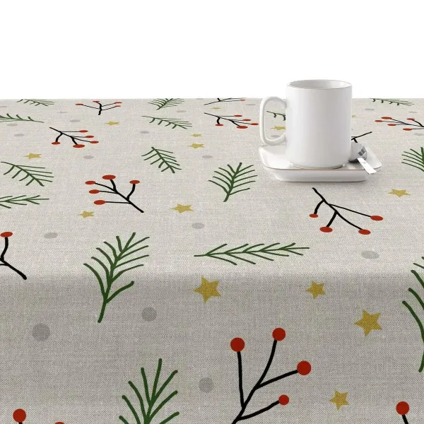 Stain-proof resined tablecloth Belum Merry Christmas Multicolour 300 x 150 cm