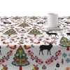 Stain-proof resined tablecloth Belum Merry Christmas Multicolour 100 x 150 cm