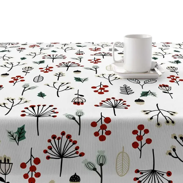 Stain-proof resined tablecloth Belum Merry Christmas Multicolour 250 x 150 cm