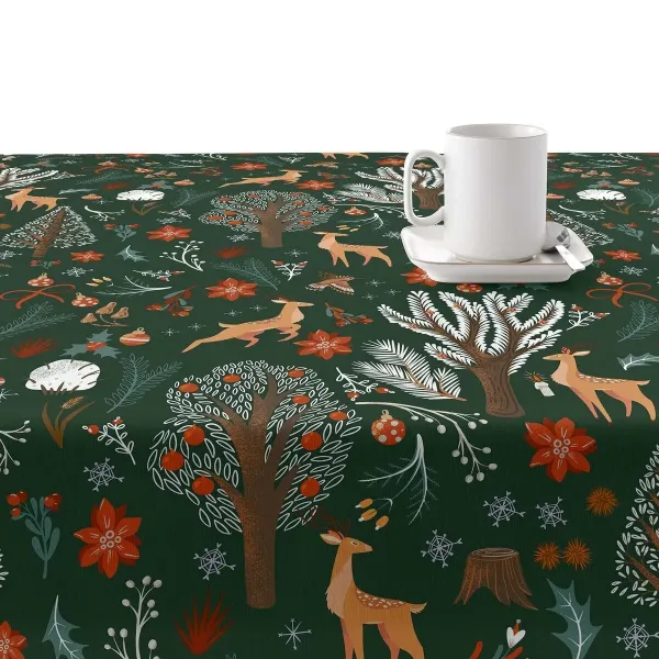 Stain-proof resined tablecloth Belum Merry Christmas Multicolour 300 x 150 cm