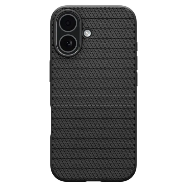 Spigen Liquid Air - Case for iPhone 17 (Matte Black)  