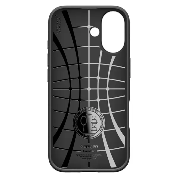 Spigen Liquid Air - Case for iPhone 17 (Matte Black)  