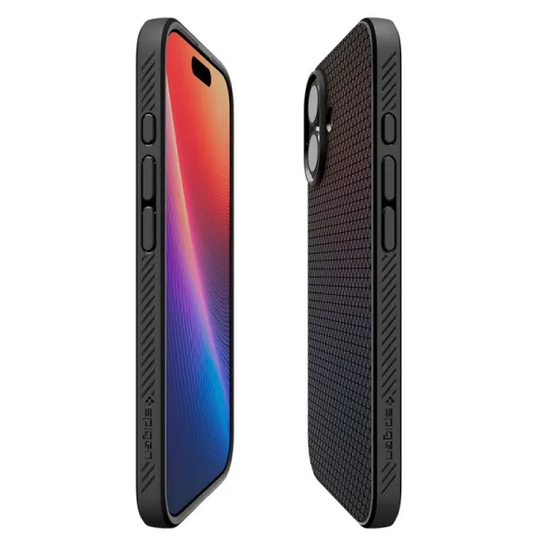 Spigen Liquid Air - Case for iPhone 17 (Matte Black)  