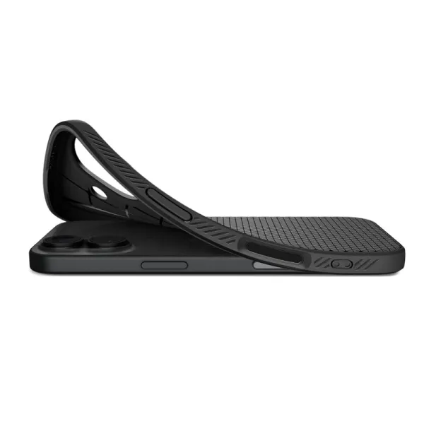Spigen Liquid Air - Case for iPhone 17 (Matte Black)  