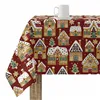 Stain-proof resined tablecloth Belum Merry Christmas Multicolour 150 x 150 cm