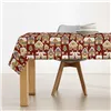 Stain-proof resined tablecloth Belum Merry Christmas Multicolour 150 x 150 cm