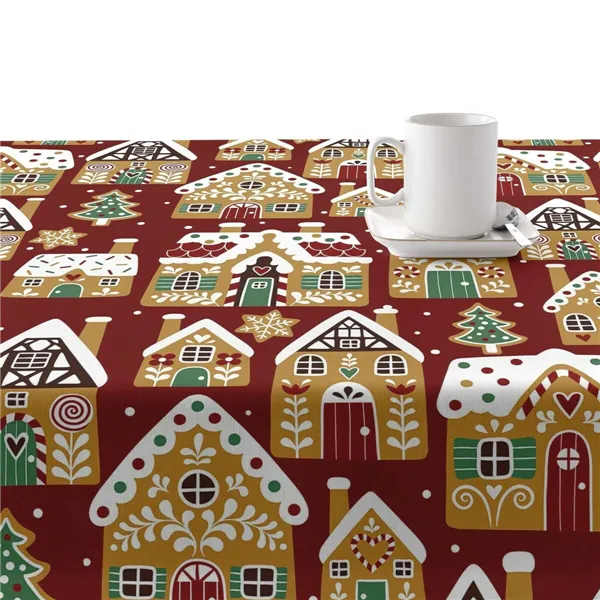 Stain-proof resined tablecloth Belum Merry Christmas Multicolour 300 x 150 cm