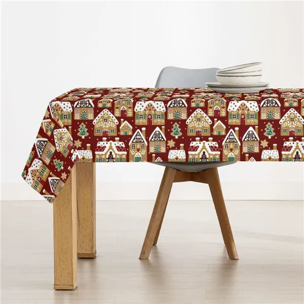 Stain-proof resined tablecloth Belum Merry Christmas Multicolour 300 x 150 cm