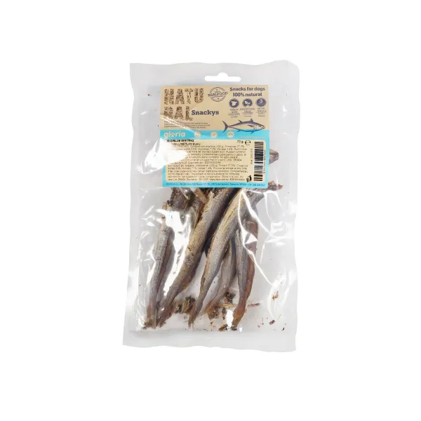 Šlapias maistas Snackys Žuvis 70 g
