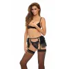 Alusvaatesetti Bombshell Boudoir Musta (M)