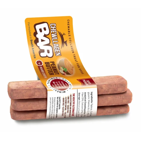 Dog Snack Chewllagen Peanut butter 72 Pieces