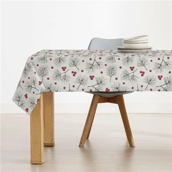 Stain-proof resined tablecloth Belum Merry Christmas Multicolour 200 x 150 cm