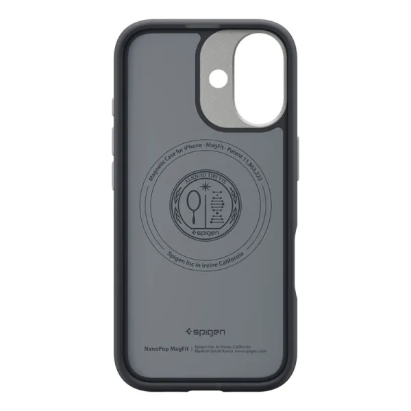 Spigen Nano Pop Mag MagSafe - Case for iPhone 17 (Black Sesame)  