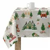 Stain-proof resined tablecloth Belum Merry Christmas Multicolour 100 x 150 cm