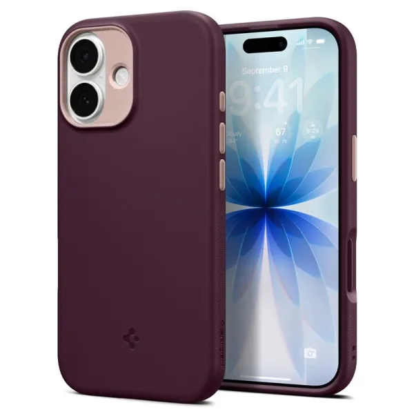Spigen Nano Pop Mag MagSafe - Case for iPhone 17 (Burgundy Bean)  