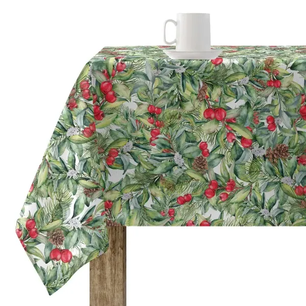 Stain-proof resined tablecloth Belum Christmas Multicolour 150 x 150 cm