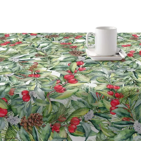 Stain-proof resined tablecloth Belum Christmas Multicolour 100 x 150 cm