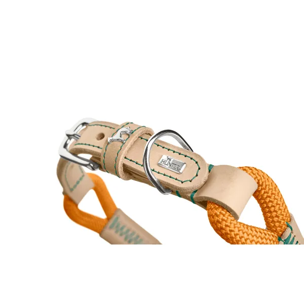 Dog collar Hunter Malia Orange L 50-59 cm