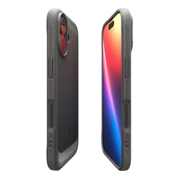 Spigen Rugged Armor Mag MagSafe - Case for iPhone 17 (Grey)  