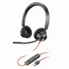 Uždaro tipo ausinės Poly BW3320 USB-A Juoda
