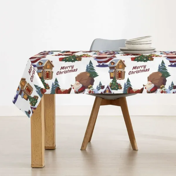 Stain-proof resined tablecloth Belum Papa Noel Multicolour 300 x 150 cm