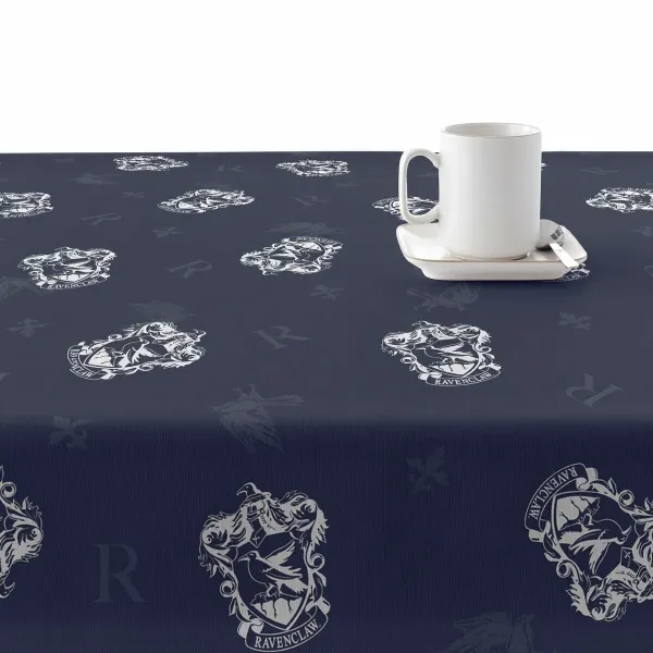 Stain-proof resined tablecloth Harry Potter Ravenclaw Shield Multicolour 200 x 150 cm