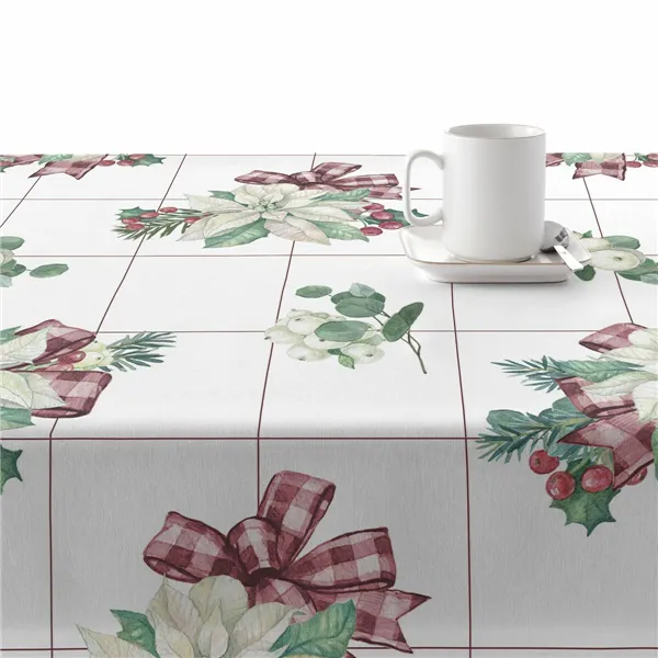 Stain-proof resined tablecloth Belum Christmas Multicolour 200 x 150 cm