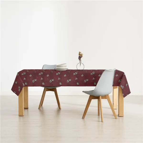 Stain-proof resined tablecloth Belum Christmas Multicolour 200 x 150 cm