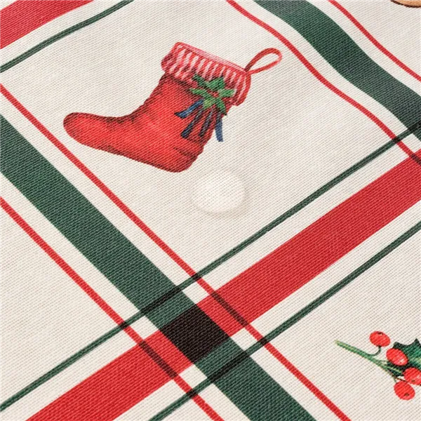 Stain-proof resined tablecloth Belum Scottish Christmas Multicolour 200 x 150 cm